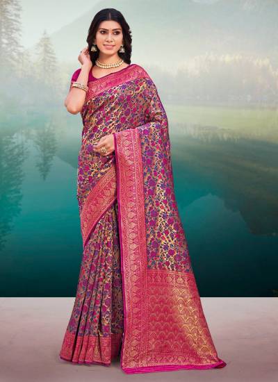Sonpari Silk By Sangam Banarasi Silk Festive Wear Saree Collection